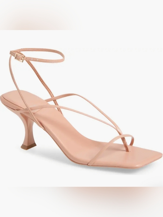 Jeffrey Campbell Shoes - NWT Jeffrey Campbell Strappy Nude Heel Sandal Size 7 Summer Wedding Bridesmaid